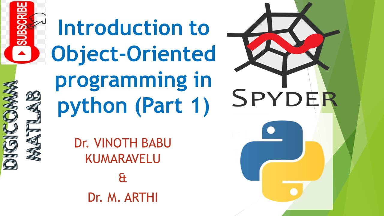 Introduction to Object-Oriented Programming using Python (Part 1) by Dr ...