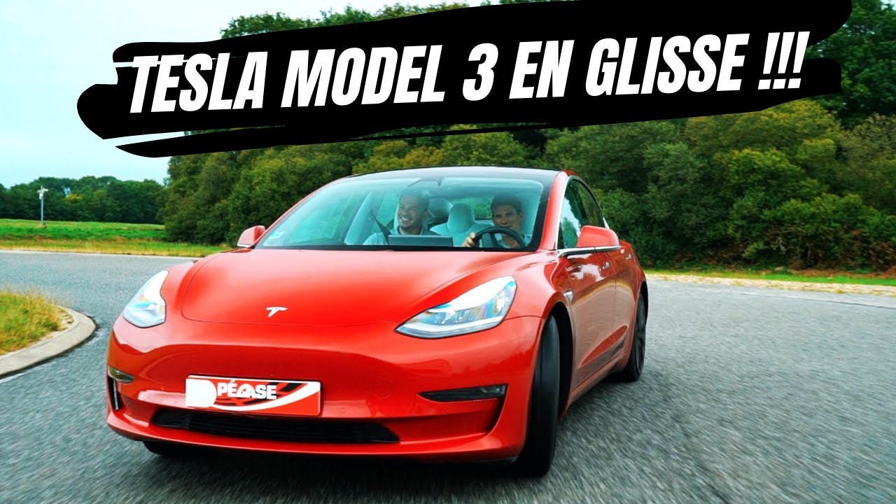 ON FAIT GLISSER une TESLA Model 3 Performance