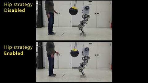 Bipedal Walking : Effect of Hip Strategy