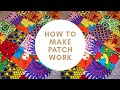 How to make Patchwork : Quilting fabric tutorial #ankarapatchwork#patchworktutorial#quilting#diy