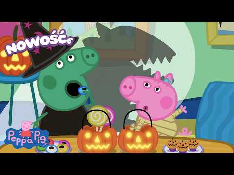 BARDZO STRASZNE HALLOWEEN | Świnka Peppa | Kreskówki dla Dzieci