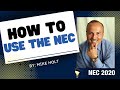 How To Use The NEC, NEC 2020, (29min:15sec)