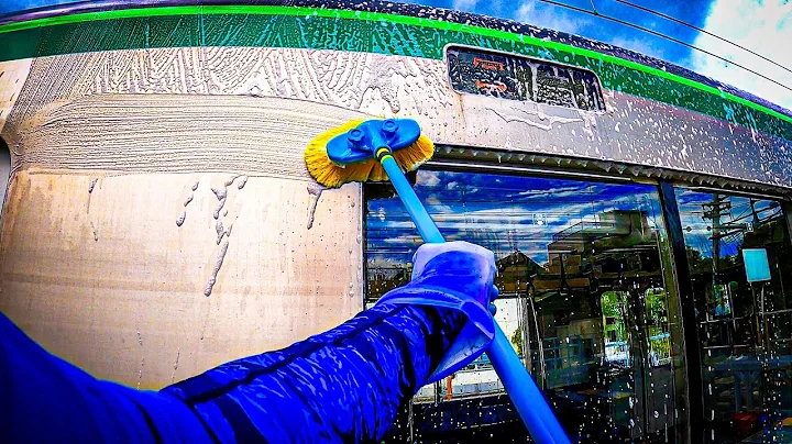 POV: Tokyo Subway Staff Cleaning the Body of Train