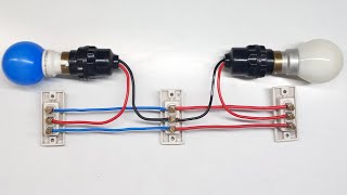 staircase 2 bulb 3 switch controls connection|two way switch connection staircase wiring