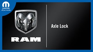 Axle Lock How To 2024 Ram 1500 Dt