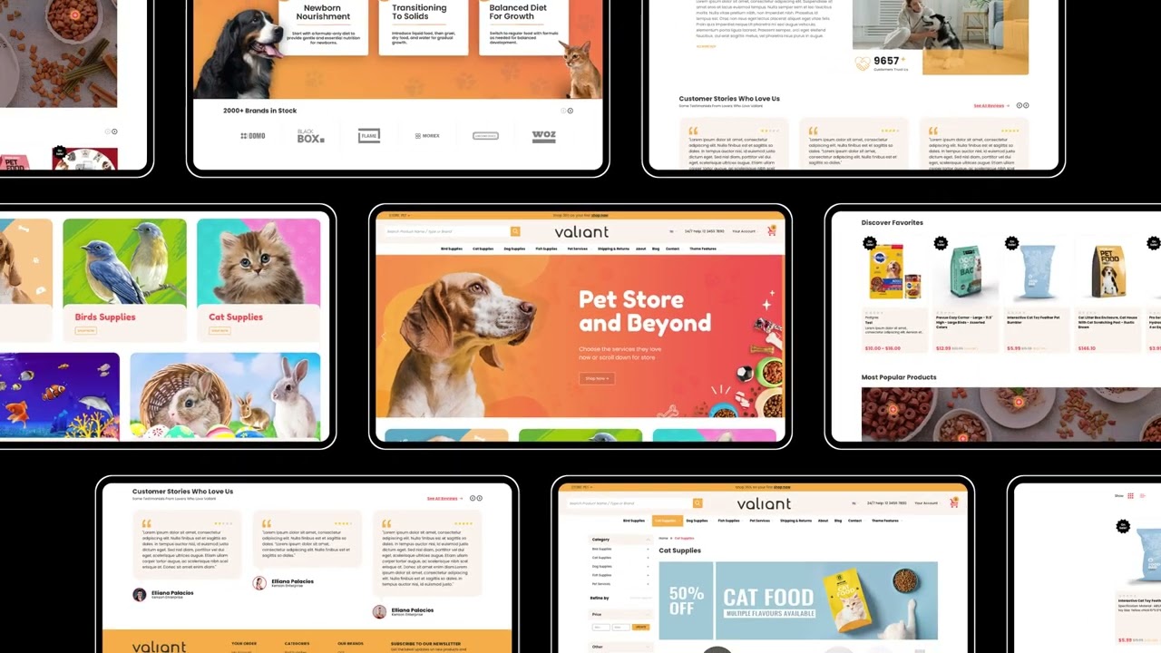 Valiant Pet Store BigCommerce Theme for Premium Pet Supplies – DIT Themes
