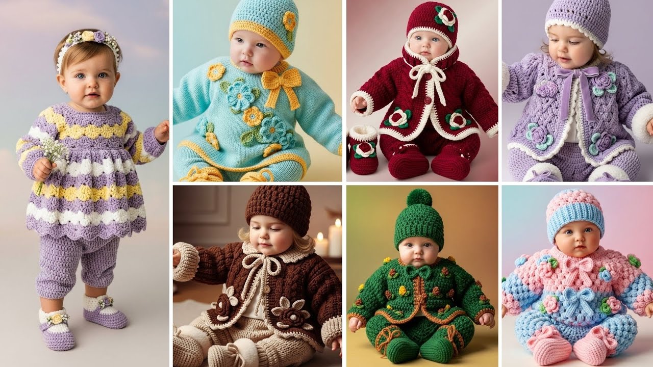 Hand Knitted Winter Hoodie for Kids | Luxury Knit Baby Fashion (4–5 Years)