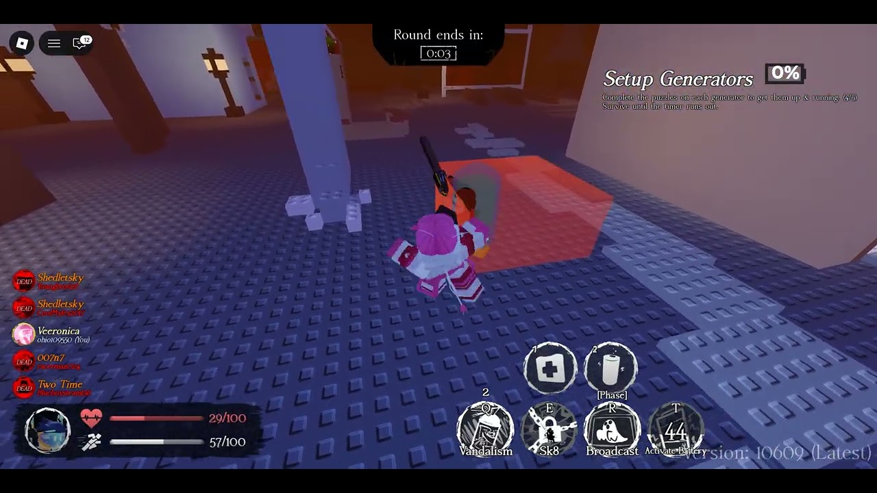 smart veeronica VS combat initiation boss