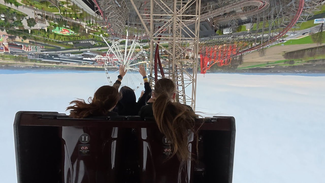 POV: ZADRA Extreme Coaster 4k 60 fps 🎢 One of the MOST INTENSE Rides in Europe