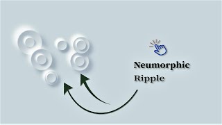 Neumorphic Ripple Effect On Click HTML CSS | Neumorphism HTML CSS | ProgrammingTT