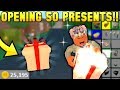 OPENING 50 PRESENTS | WORK AT A PIZZA PLACE [ROBLOX]