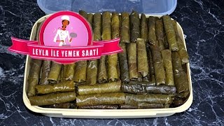 Zeytinyağlı Yaprak Sarması - Gefüllte Weinblätter