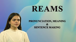 Download lagu REAMS - Meaning_&_Pronunciation_Word_World_Audio_Video_Dictionary