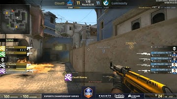 Cloud9 Slemmy Nice 3k Against Luminosity Gaming - FaceIt Pro League