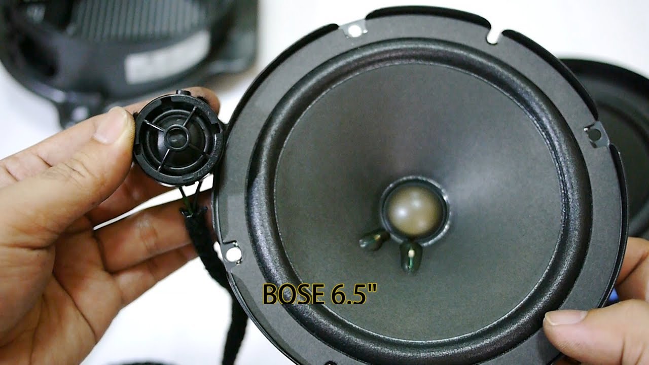 Benz W220 BOSE 6.5-inch Speakers test 