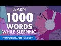 Norwegian Conversation: Learn while you Sleep with 1000 words