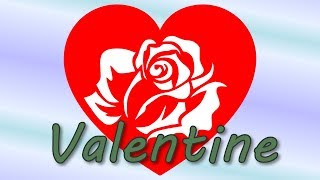 Valentine's Day  💕  Love, Romantic Slow Waltz music, Hearts and Roses 🌹 screenshot 4