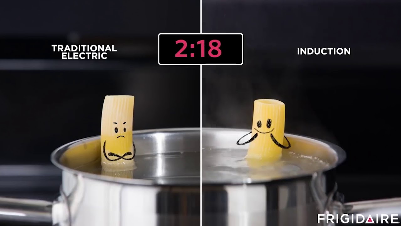 Frigidaire Induction Cooktop Boils Water Faster YouTube