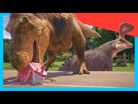 🦖 T-Rex and a Tiny Dinosaur Team Up to HUNT! 😱 | Dinosaurs for Kids @Dino Kids