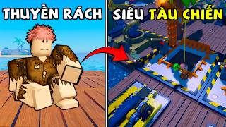 SINH TỒN TRÊN BIỂN từ THUYỀN RÁCH trở thành SIÊU TÀU CHIẾN trong RAFT 101 SURVIVAL screenshot 2