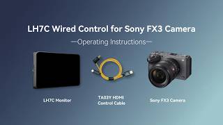 Portkeys LH7C Wired Control for Sony FX3