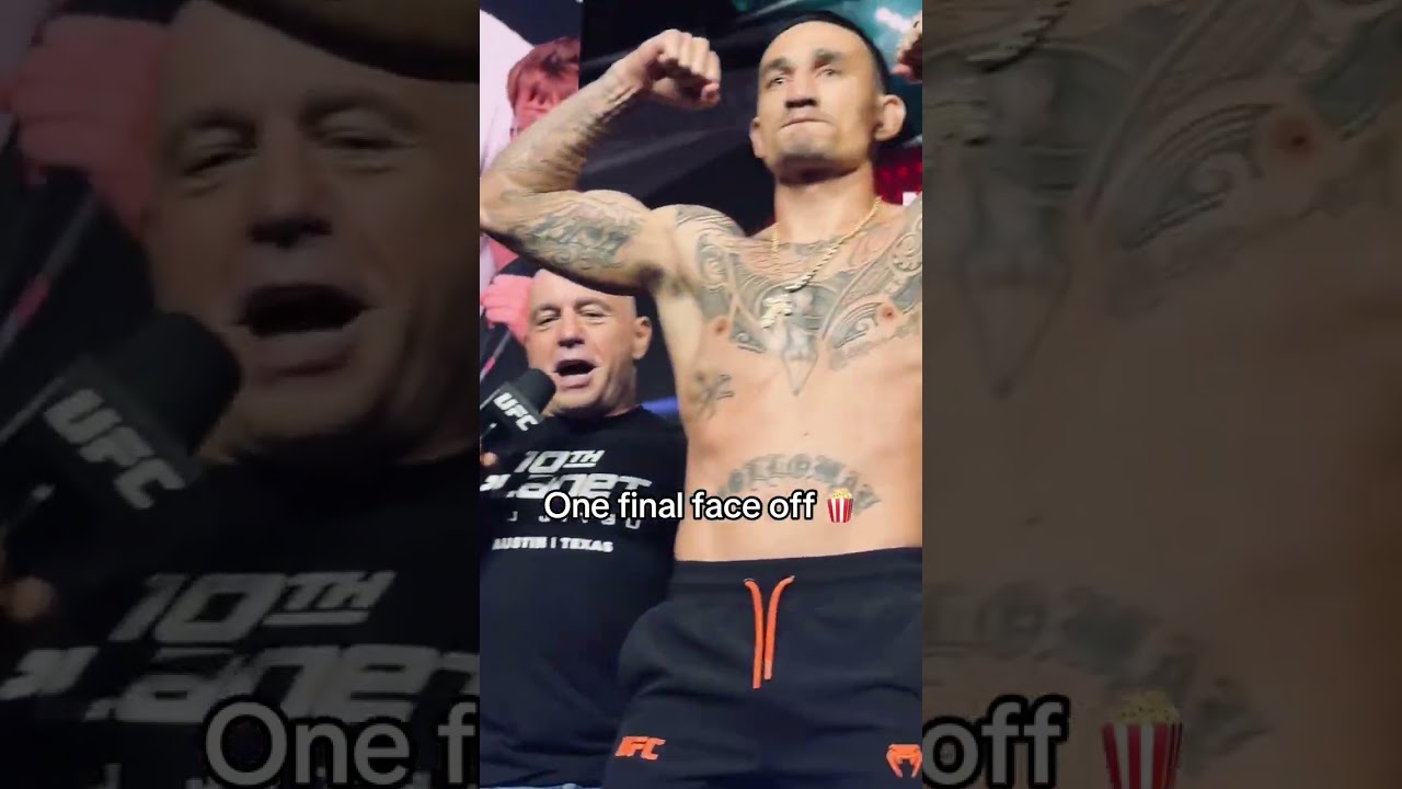 The intensity from McGregor and Holloway 😤 #UFC329