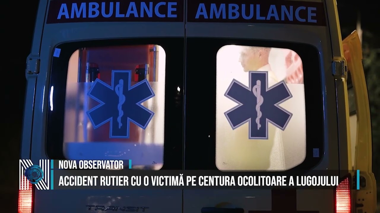 ACCIDENT RUTIER CU O VICTIMĂ PE CENTURA OCOLITOARE A LUGOJULUI