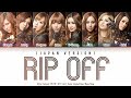 After School (アフタースクール)  - Rip off (Japan Ver.) [Color Coded Lyrics Kan/Rom/Eng]