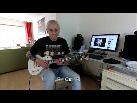 RAMONES action cam raw footage series:  I Remember You guitar cover