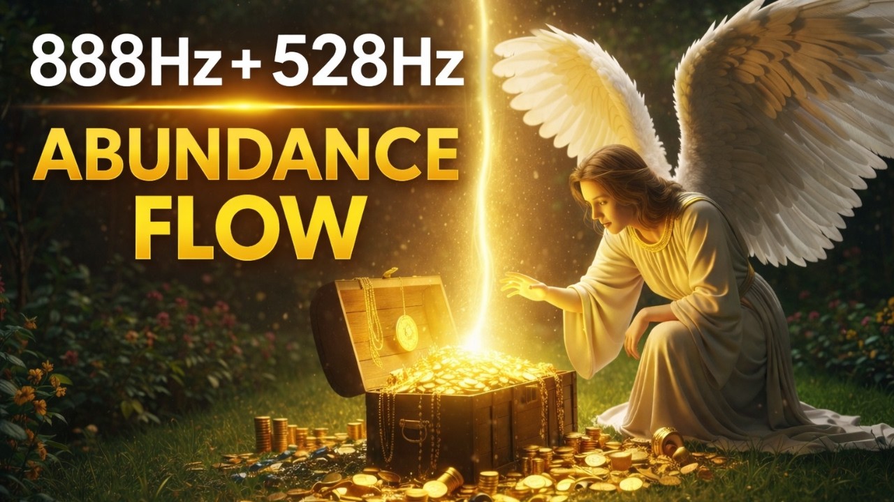 Open Your Heart & Attract Wealth Instantly | 888 + 528 Hz ✨ ABUNDANCE ACTIVATED