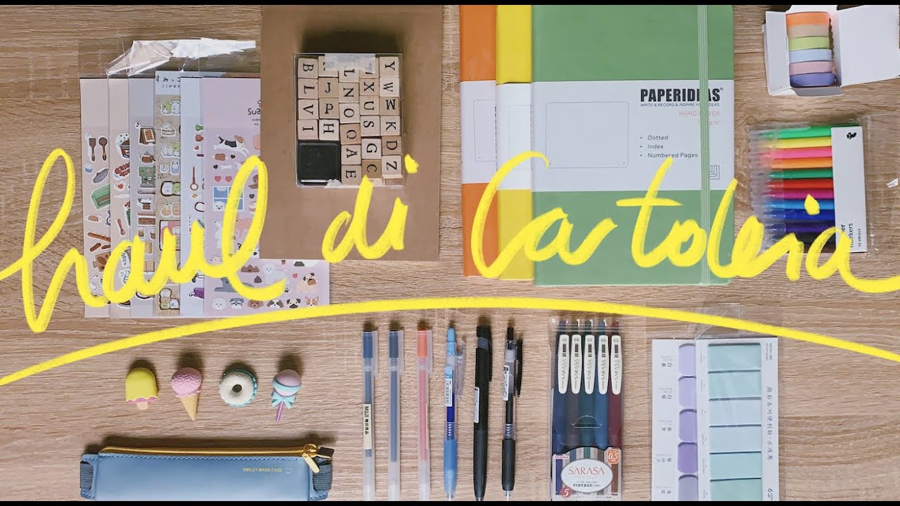 HAUL DI CARTOLERIA SUPER MEGA BELLISSIMO