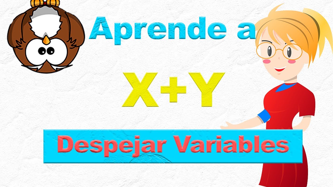 Resolver ecuaciones sencillas. Despejar variable - YouTube