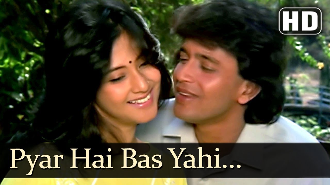 Pyar Hai Bas Yahi HD   Sheesha Songs   Mithun   Moon Moon Sen    Bappi Lahiri Hits