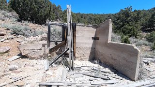 Dangerous Rattle Snake, Abandoned Mine Buildings & Some Shafts