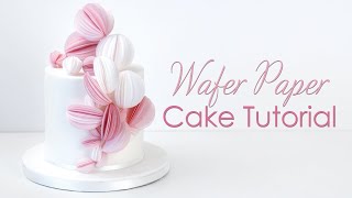 How to create a Wafer Paper Confetti Texture for your cakes - Cakes by Lynz
