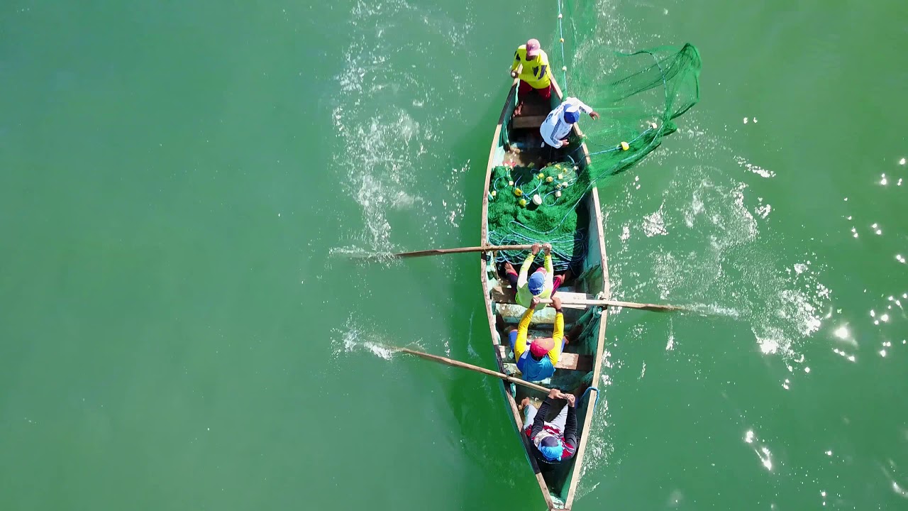 Fishing life in a small town on the Ecuadorian Coast.