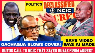 RUTOS CALL SAVES DUALE🚨Gachagua leak Call That Stopped Duales Arrest For Calling Kikuyus Hyenas💔