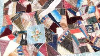 Celebrity Victorian crazy quilt. Net Worth