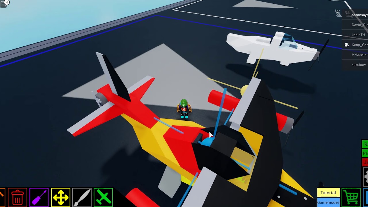 Roblox Plane Crazy [Tutorial] Duo Wing Plane - YouTube