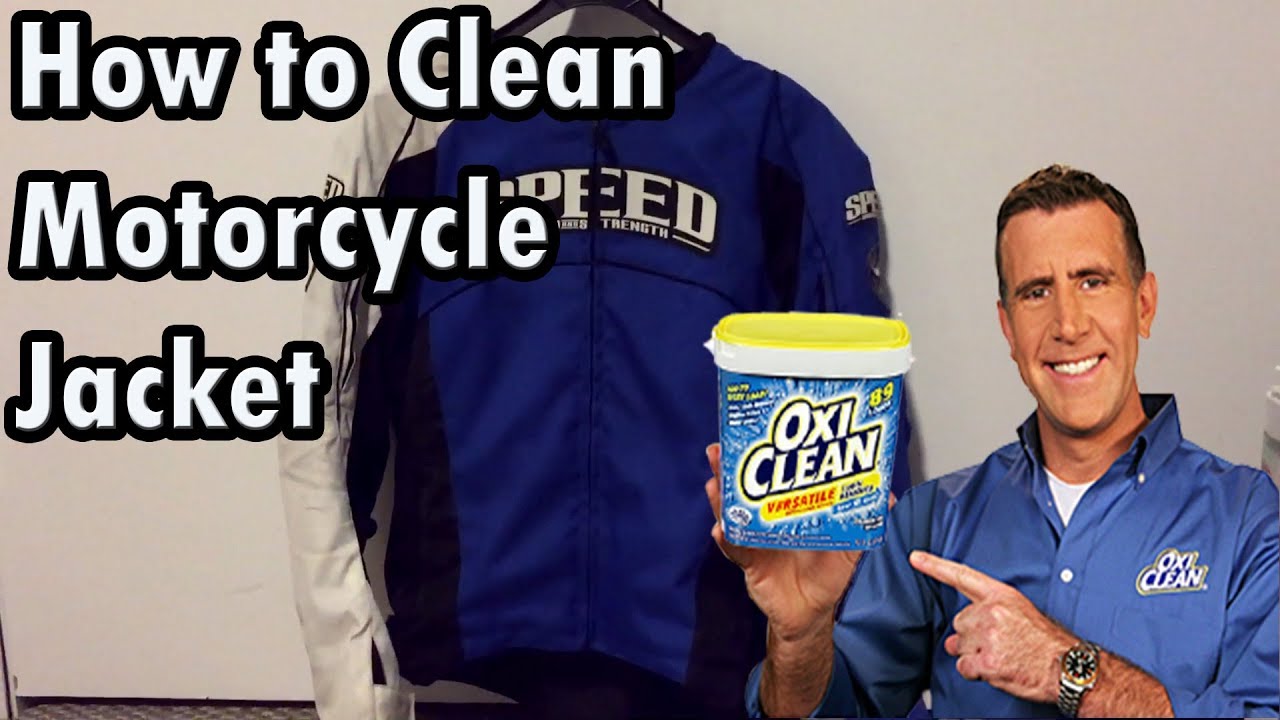 How to clean a textile motorcycle jacket Thank you CycleCruza YouTube