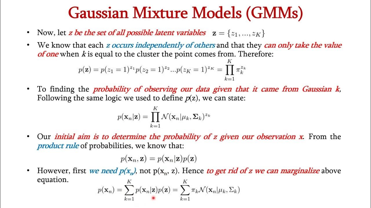 Gaussian Mixtures Model - YouTube