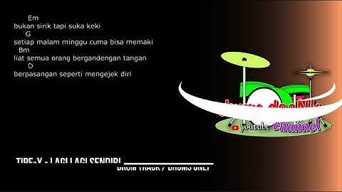 Tipe-X - Lagi Lagi Sendiri (drums only) [chord gitar & lirik]