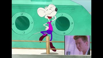 White Mouse Laughing (Leopold the Cat) vs RickRoll