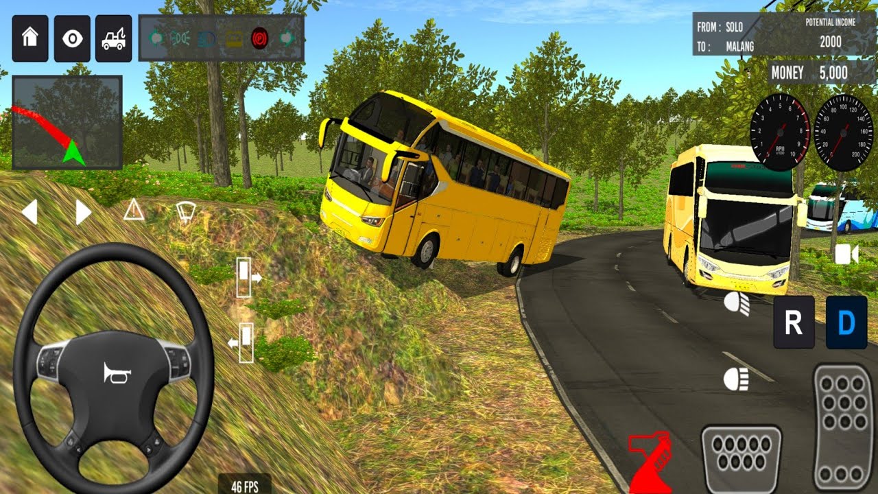 🚦 Indian Bus Driving Game 2025 | Real Horns | Highway Bus Simulator Gameplay