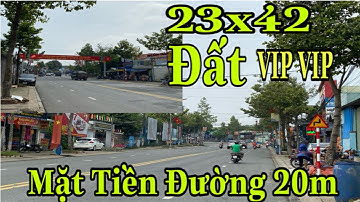 Bán Đất Mặt Tiền Đường Nguyễn Thị  Minh Khai 23x42 | TP Dĩ An Bình Dương | Nhà Đất Bình Dương
