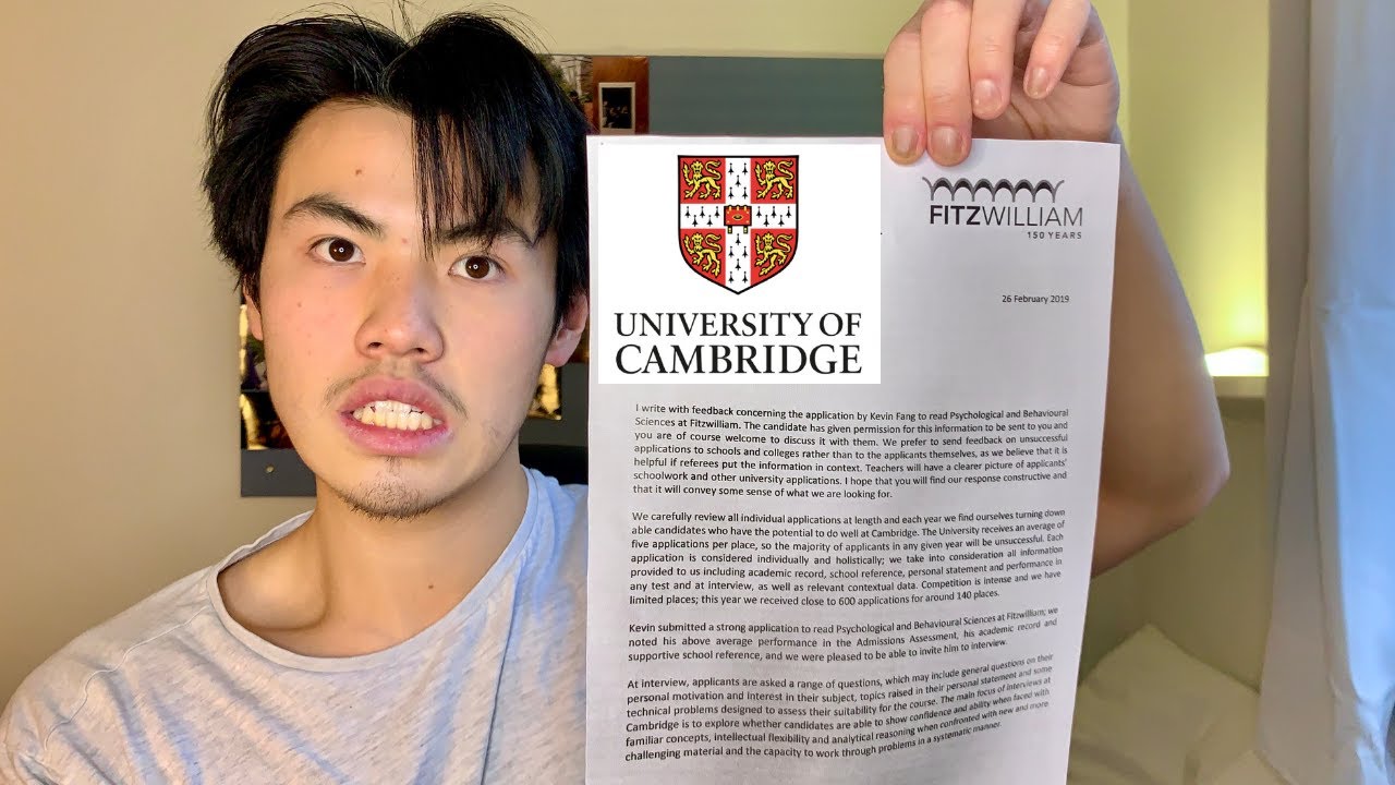 Why I Got Rejected Cambridge Feedback Letter YouTube Why I Got Rejected Cambridge Feedback Letter YouTube
