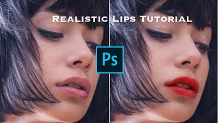 How to make realistic lips in Photoshop |Photoshop tutorial|