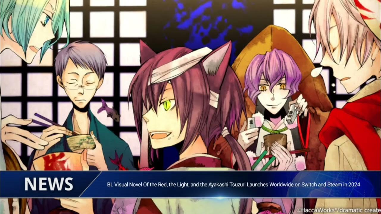 BL Visual Novel Of the Red, the Light and the Ayakashi Tsuzuri Launches Worldwide in 2024 G&A