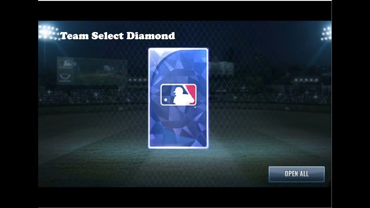 Mlb 9 innings!  Team select Diamond!