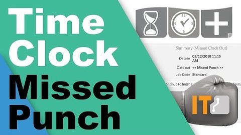 TimeClock Plus - Employee   Missed Punch